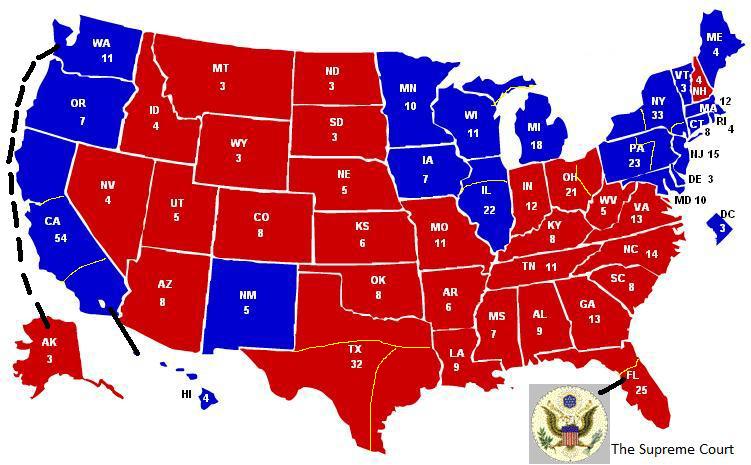 the map